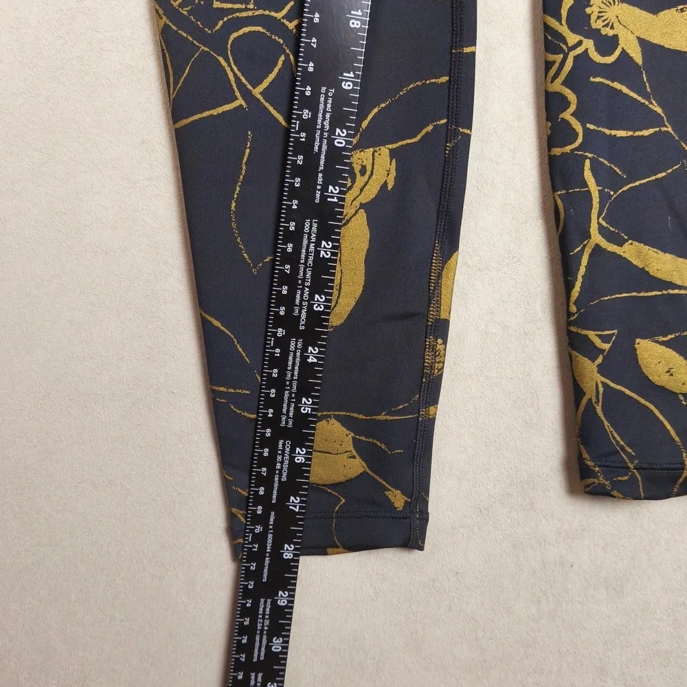 Nike Dri-Fit Floral Print Leggings Women's Medium High Rise‎ Athleisure
